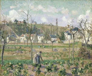 De tuin van Maubuisson, Pontoise, moeder Bellette